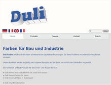 Tablet Screenshot of duli.ch